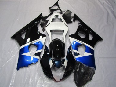 Suzuki GSXR 1000 K3 03-04 Verkleidungen - Blau Schwarz Weiß