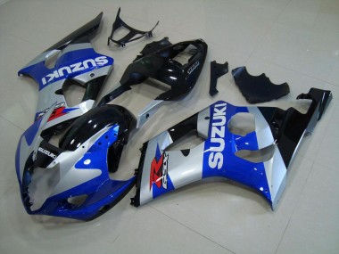 Suzuki GSXR 1000 K3 03-04 Verkleidungen - Blau Silber
