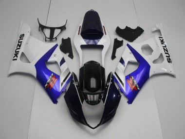 Suzuki GSXR 1000 K3 03-04 Verkleidungen - Dunkel Blau Vorderseite und Blau
