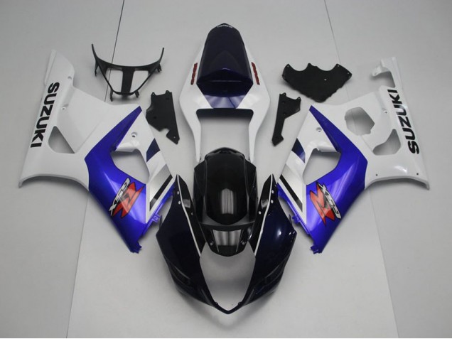 Suzuki GSXR 1000 K3 03-04 Verkleidungen - Dunkel Blau Vorderseite und Blau