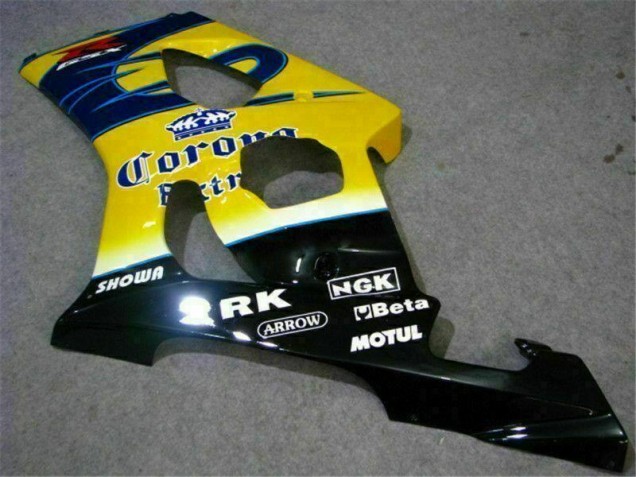 Suzuki GSXR 1000 K3 03-04 Verkleidungen - Gelb Blau