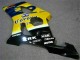 Suzuki GSXR 1000 K3 03-04 Verkleidungen - Gelb Blau