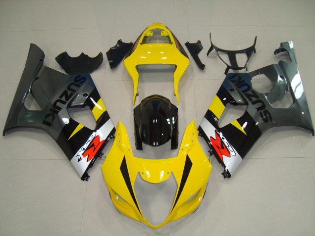 Suzuki GSXR 1000 K3 03-04 Verkleidungen - Gelb Grau