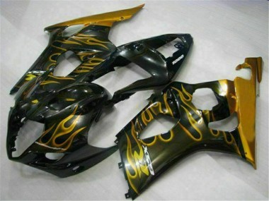 Suzuki GSXR 1000 K3 03-04 Verkleidungen - Gold Schwarz