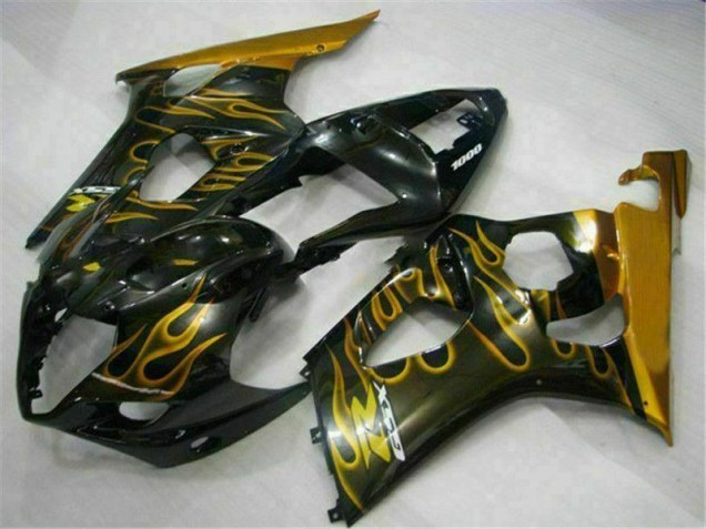 Suzuki GSXR 1000 K3 03-04 Verkleidungen - Gold Schwarz