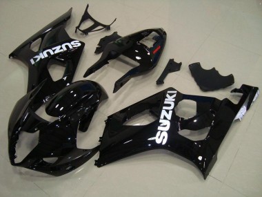 Suzuki GSXR 1000 K3 03-04 Verkleidungen Komplett Sets - Glänzend Schwarz