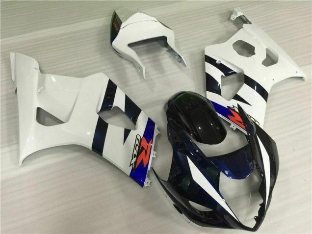 Suzuki GSXR 1000 K3 03-04 Verkleidungen Komplett Sets - Weiß Schwarz