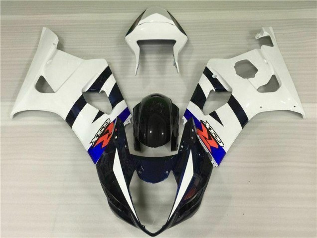 Suzuki GSXR 1000 K3 03-04 Verkleidungen Komplett Sets - Weiß Schwarz