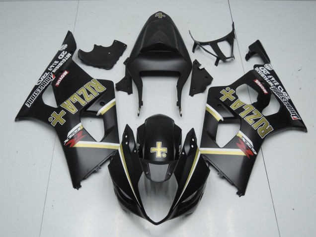 Suzuki GSXR 1000 K3 03-04 Verkleidungen - Matt Schwarzer Rizla