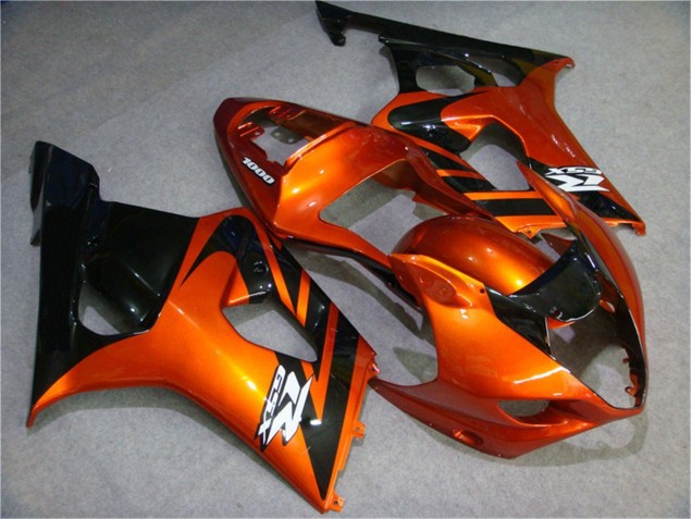 Suzuki GSXR 1000 K3 03-04 Verkleidungen - Orange Schwarz