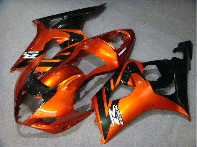 Suzuki GSXR 1000 K3 03-04 Verkleidungen - Orange Schwarz