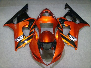 Suzuki GSXR 1000 K3 03-04 Verkleidungen - Orange Schwarz