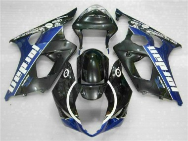 Suzuki GSXR 1000 K3 03-04 Verkleidungen & Plastik - Schwarz Blau