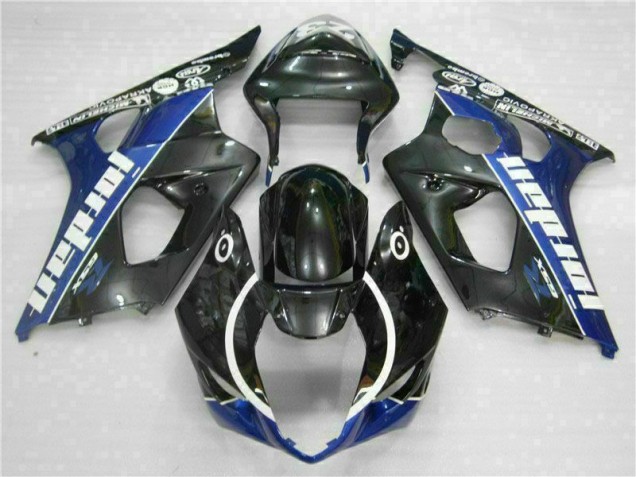 Suzuki GSXR 1000 K3 03-04 Verkleidungen & Plastik - Schwarz Blau