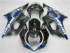 Suzuki GSXR 1000 K3 03-04 Verkleidungen & Plastik - Schwarz Blau