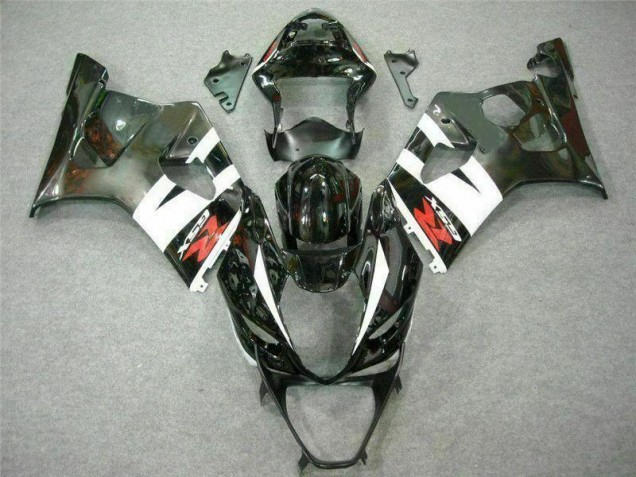 Suzuki GSXR 1000 K3 03-04 Verkleidungen & Plastik - Weiß Schwarz