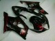 Suzuki GSXR 1000 K3 03-04 Verkleidungen - Rot Flamme