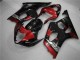 Suzuki GSXR 1000 K3 03-04 Verkleidungen - Rot Schwarz