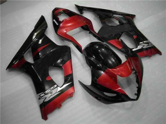 Suzuki GSXR 1000 K3 03-04 Verkleidungen - Rot Schwarz