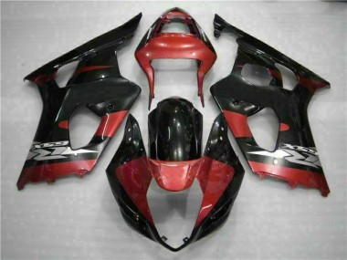 Suzuki GSXR 1000 K3 03-04 Verkleidungen - Rot Schwarz