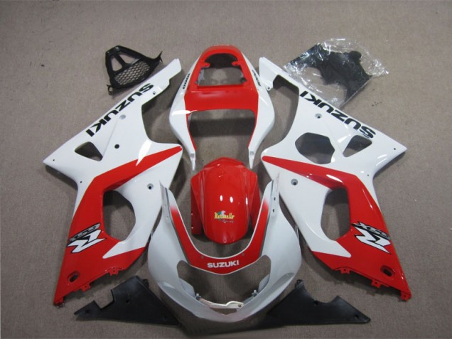 Suzuki GSXR 1000 K3 03-04 Verkleidungen - Rot Weiß