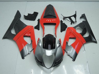 Suzuki GSXR 1000 K3 03-04 Verkleidungen - Rot und Grau