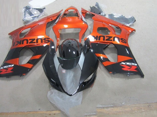 Suzuki GSXR 1000 K3 03-04 Verkleidungen - Schwarz Orange