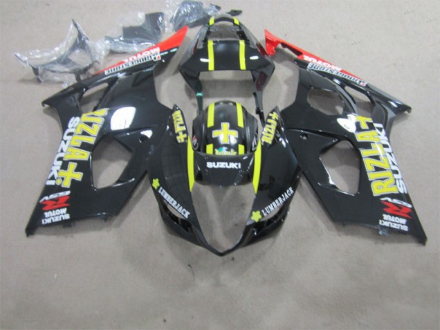 Suzuki GSXR 1000 K3 03-04 Verkleidungen - Schwarzer Rizla