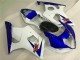 Suzuki GSXR 1000 K3 03-04 Verkleidungen - Weiß Blau