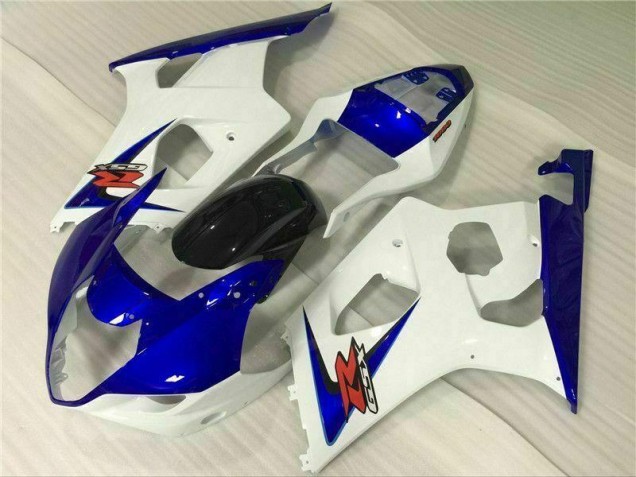 Suzuki GSXR 1000 K3 03-04 Verkleidungen - Weiß Blau