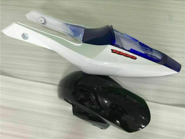 Suzuki GSXR 1000 K3 03-04 Verkleidungen - Weiß Blau