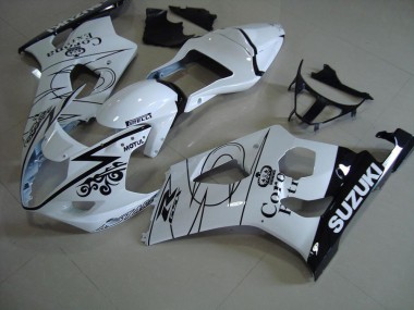 Suzuki GSXR 1000 K3 03-04 Verkleidungen - Weiß Corona