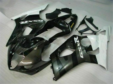Suzuki GSXR 1000 K3 03-04 Verkleidungen - Weiß Schwarz
