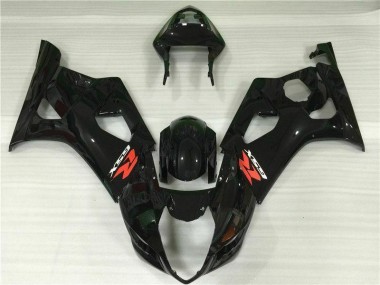 Suzuki GSXR 1000 K3 03-04 Vollverkleidung - Glänzend Schwarz