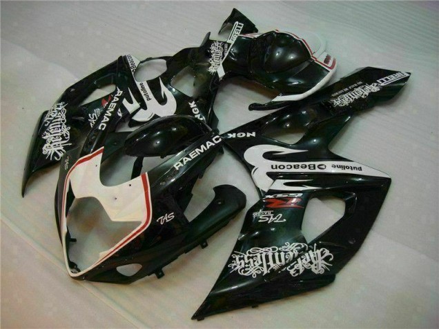 Suzuki GSXR 1000 K5 05-06 Verkleidung - Weiß Schwarz