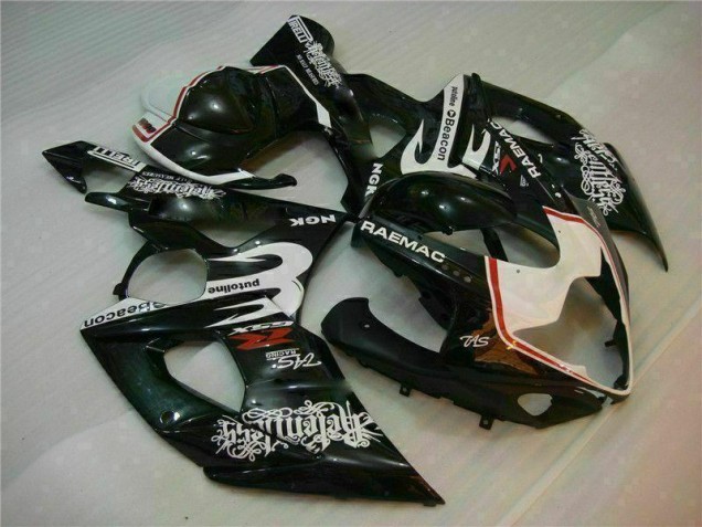 Suzuki GSXR 1000 K5 05-06 Verkleidung - Weiß Schwarz