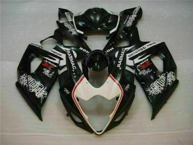 Suzuki GSXR 1000 K5 05-06 Verkleidung - Weiß Schwarz