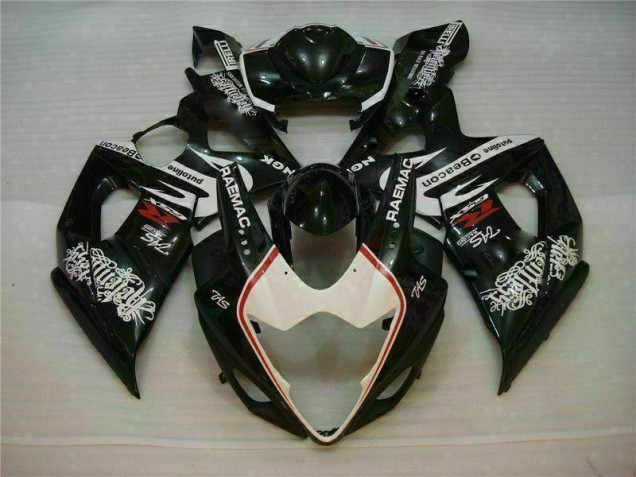 Suzuki GSXR 1000 K5 05-06 Verkleidung - Weiß Schwarz