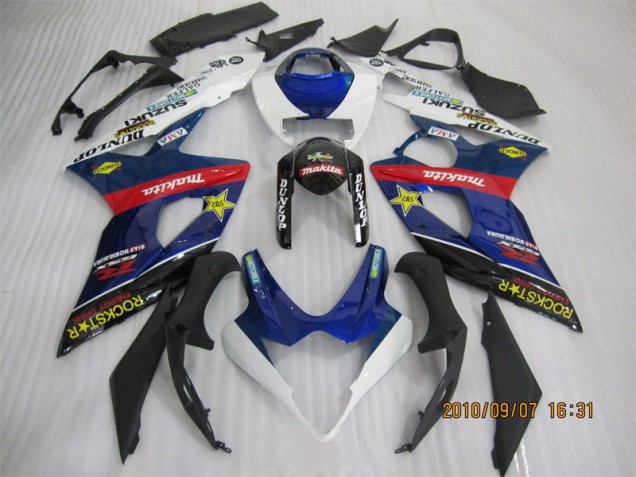 Suzuki GSXR 1000 K5 05-06 Verkleidungen - Blau Schwarz Rockstar Suzuki GSXR 1000 K5 05-06 Verkleidungen - Blau Schwarz Rockstar