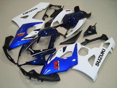 Suzuki GSXR 1000 K5 05-06 Verkleidungen - Blau Weiß Schwarz