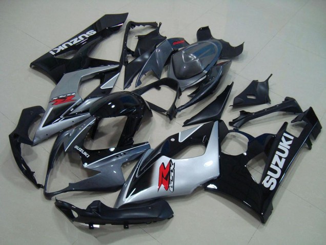 Suzuki GSXR 1000 K5 05-06 Verkleidungen - Grau Schwarz Silber