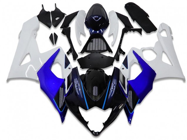 Suzuki GSXR 1000 K5 05-06 Verkleidungen & Plastik - Blau Weiß Suzuki GSXR 1000 K5 05-06 Verkleidungen & Plastik - Blau Weiß