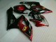 Suzuki GSXR 1000 K5 05-06 Verkleidungen & Plastik - Rot Schwarz