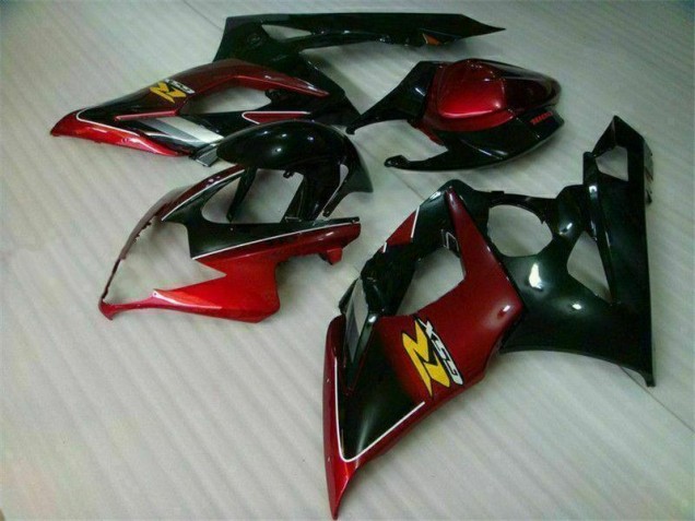 Suzuki GSXR 1000 K5 05-06 Verkleidungen & Plastik - Rot Schwarz