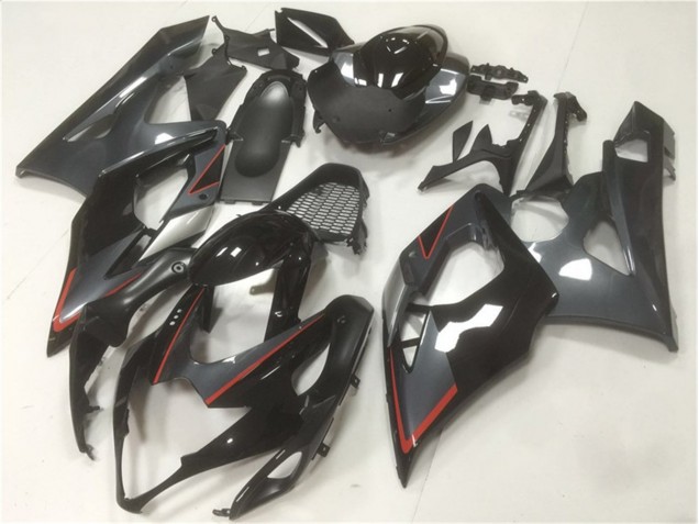 Suzuki GSXR 1000 K5 05-06 Verkleidungen - Schwarz Grau
