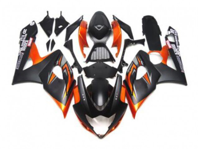 Suzuki GSXR 1000 K5 05-06 Verkleidungen - Schwarz Orange