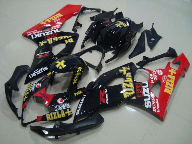 Suzuki GSXR 1000 K5 05-06 Verkleidungen - Schwarz Rot Rizla