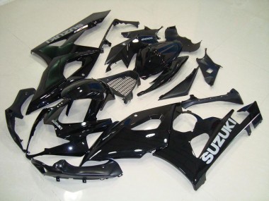Suzuki GSXR 1000 K5 05-06 Verkleidungen - Schwarz Silber Aufkleber