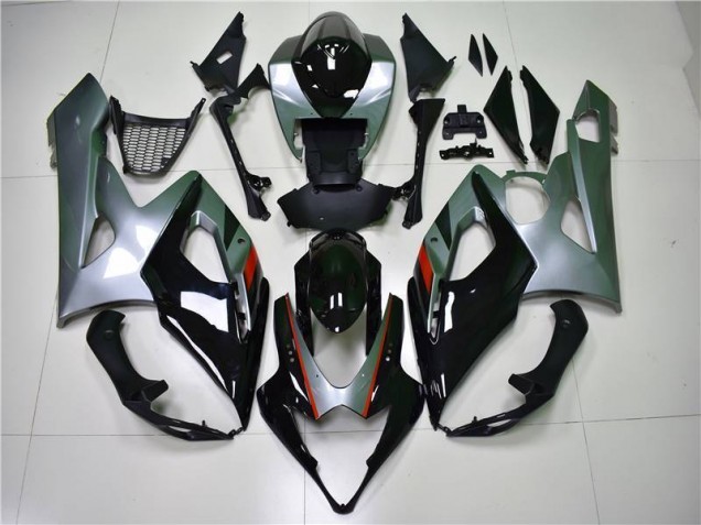 Suzuki GSXR 1000 K5 05-06 Verkleidungen - Schwarz Silber
