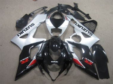 Suzuki GSXR 1000 K5 05-06 Verkleidungen - Schwarz Weiß